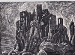 Citadelle en ruine  /  Années 1950