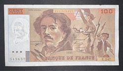 F.69bis.08 100 Francs Delacroix 1993 E.247 N°545857