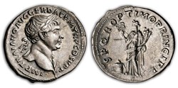 1.106.1 Trajan Denarius Rome Felicitas