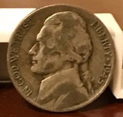 1945 Nickel