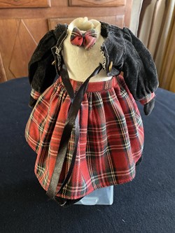 robe poupée de collection écossais