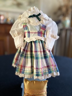 robe poupée de collection madras