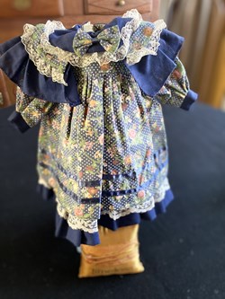 robe poupée de collection noeud Pap