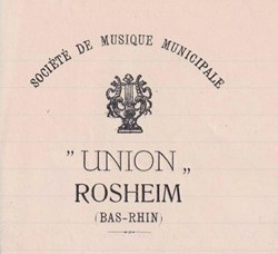 Les derniers chefs de musique et présidents de l' "Union 1864"
