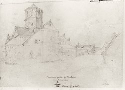 Eglise Saints-Pierre-et-Paul avant et après la restauration de 1859