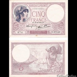5F VIOLET MODIFIE 1940