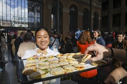 Yanka, notre partenaire traiteur, a su mettre à l'aise les visiteurs.