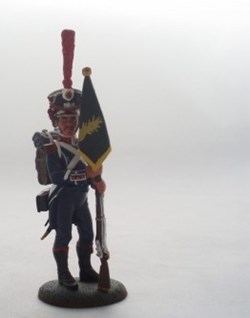 Porte Etendard Infanterie de Ligne France 1809