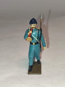 Clairon de l'infanterie de ligne en capote bleu horizon