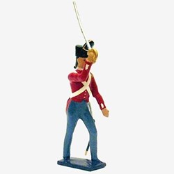 Officier du 32nd (cornwall) regiment à l'assaut (1812)