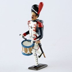 Tambour des grenadiers de la garde à l'assaut