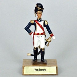 Général Vandamme sur socle en bois