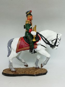 Trompette 7e Uhlans cavalerie autrichienne 1855