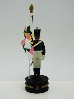 Porte Drapeau Régiment Vieille-Ingrie Russie