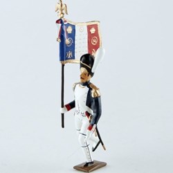 Drapeau des grenadiers de la garde à l'assaut (1812)