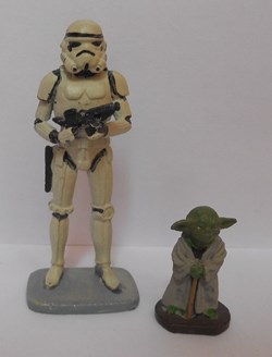 Maître Yoda + Stormtrooper Impérial