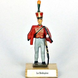 Général de La Bédoyère sur socle en bois