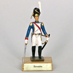 Général Dorsenne sur socle bois