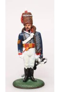 Sergent. Major, 15e hussards Grande-Bretagne, 1808