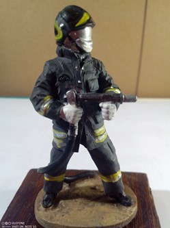 Pompier Italien Tenue de Feu Genes , 2004
