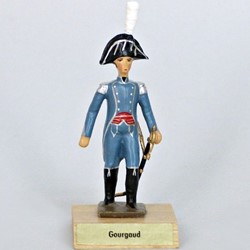 Général Gourgaud sur socle bois