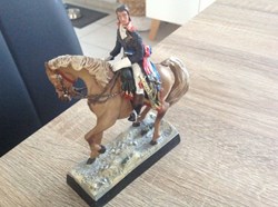 Le général Bonaparte a cheval en 1797 à la bataille de Rivoli