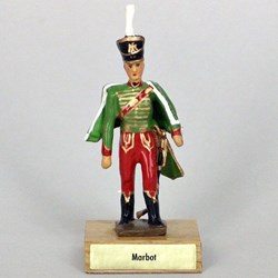 Général Marbot sur socle bois