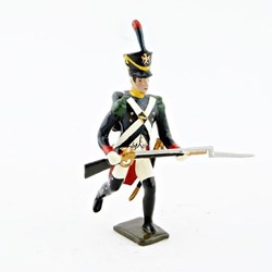 Fantassin des voltigeurs de la garde à l'assaut (1812)