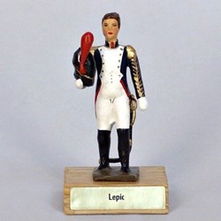 Général Lepic sur socle en bois