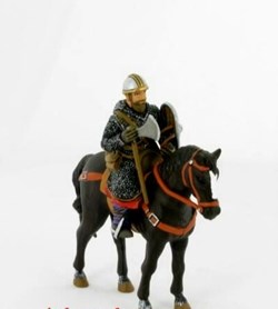 Le chevalier franc partant aux croisades en terre sainte au XII -ème siècle