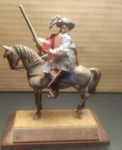 Mousquetaire avec mousquet XVII Emme siècle