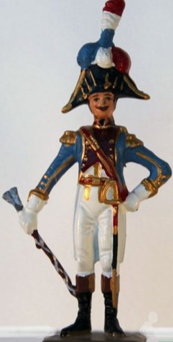 Tambour major des grenadiers à pied de la garde 1810