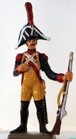 Le gendarme d'élite a pied en grande tenue de service 1805-1806
