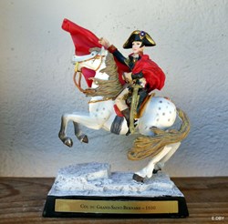 Napoléon Bonaparte franchissant le Col du grand Saint Bernard 1800