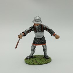 Servant allumant la mèche