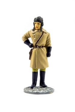 Officier des troupes blindés en uniforme d'hiver 1941-1945