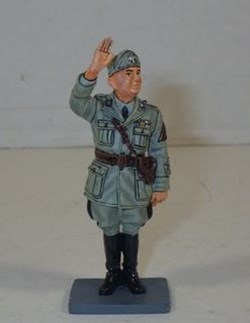 Benito Mussolini King of country's Leibstandarte SS Adolf Hitler