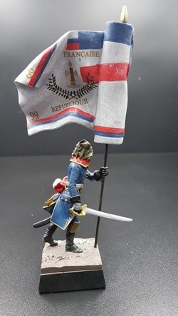 Le général Bonaparte au pont d'Arcole Italie 1796