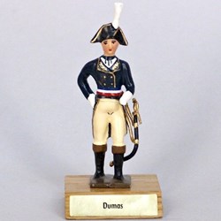Général Dumas sur socle bois