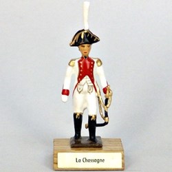Général de La Chassagne sur socle bois