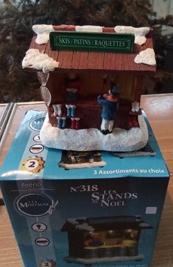 Les stands de Noël ski patins raquette
