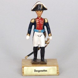Général Desgenettes sur socle bois