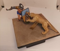 Secutor combattant dans l'arène