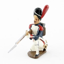 Grenadier de la garde à genou, fusil en joue 1812