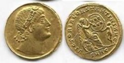 solidus Constantin Ier Faux moderne
