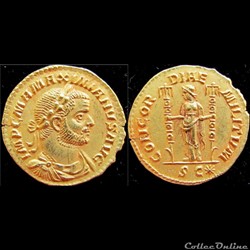 Maximien Hercule - Aureus ( Faux moderne )