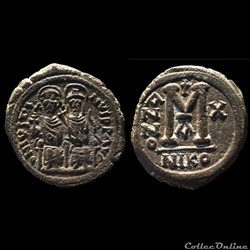 JUSTIN II Follis