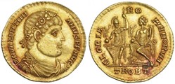 Multiple de 2 solidii Valentinien I FAUX MODERNE