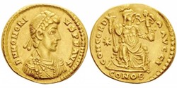 Solidus Honorius FAUX MODERNE