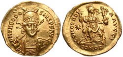 Solidus Theodose II FAUX MODERNE